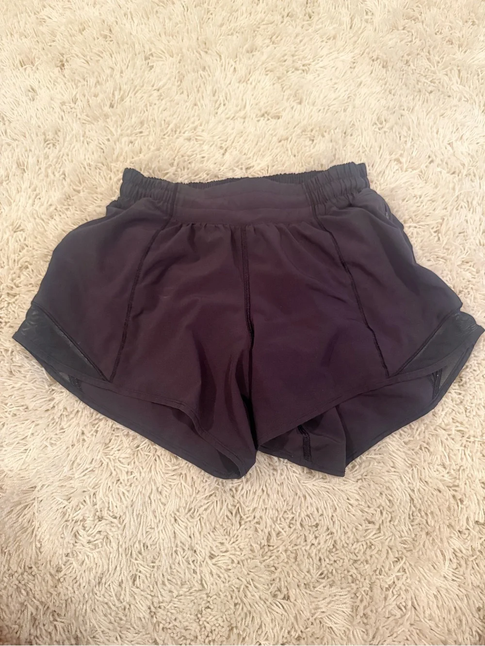 lululemon athletica Black Performance Running Shorts